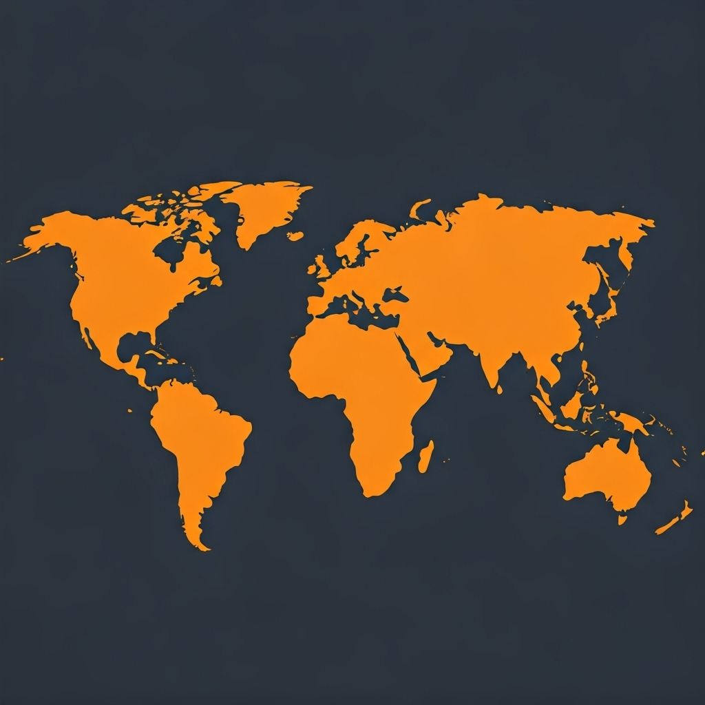 World map highlighting Kenya